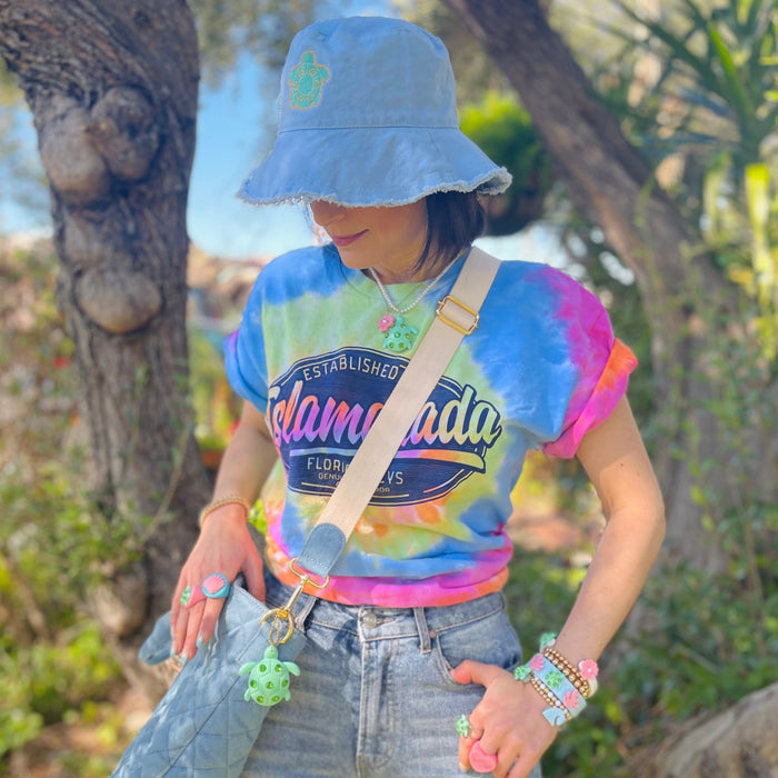 Turtley Awesome Frayed Bucket Hat (2 colors available)