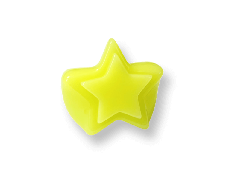 Neon Lights Highlighter Star Ring