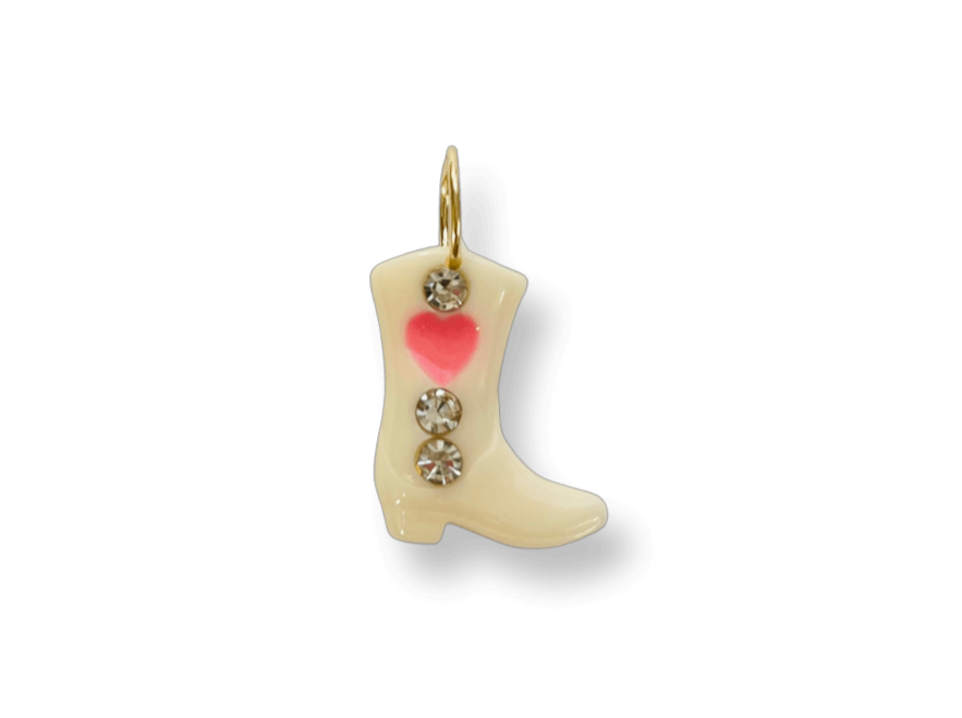Crystal Boot Pendant