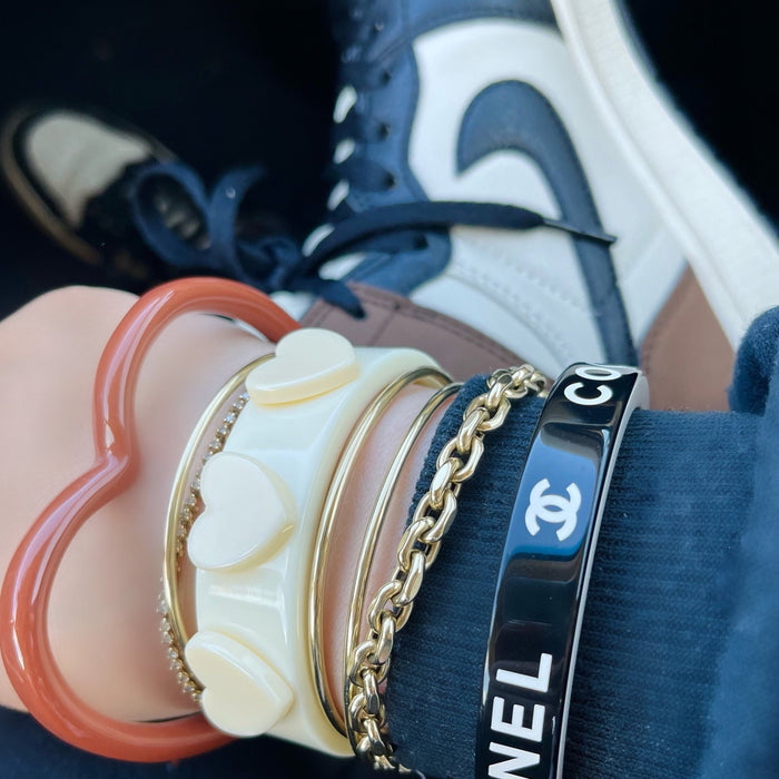 Heart Bangle Bracelet