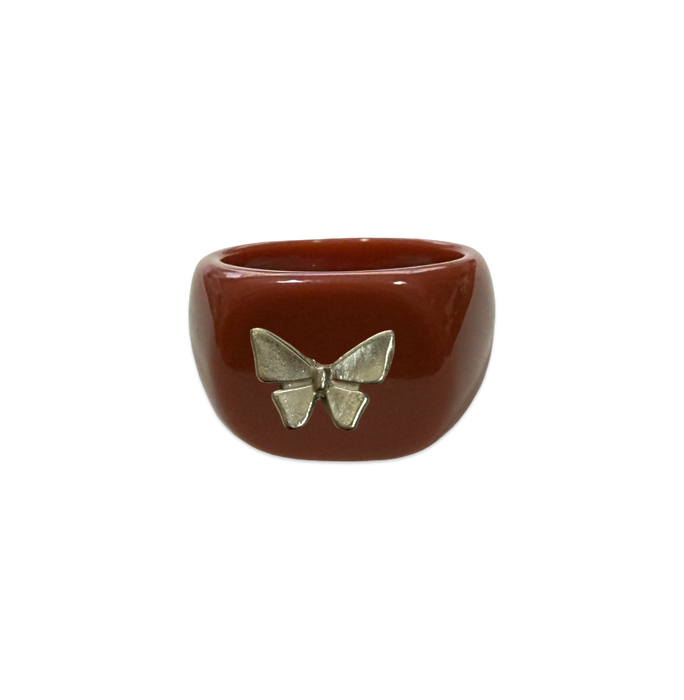 Sterling Silver Butterfly Ring