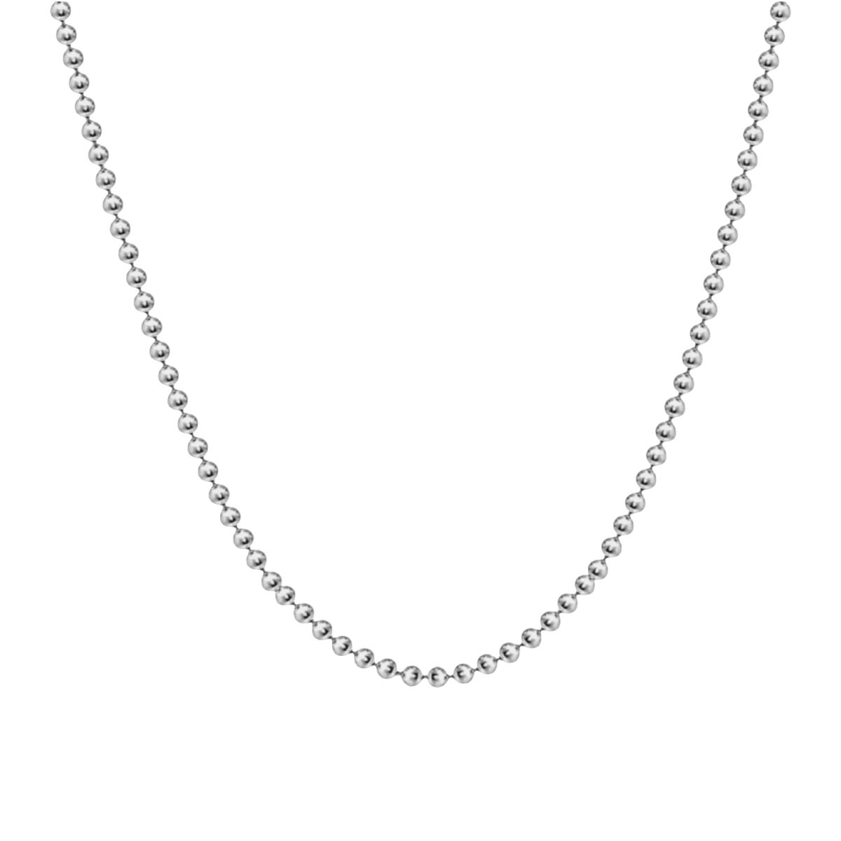 アクセサリー 925 Sterling Silver Ball Chain Necklace Sterling Silver Ball Chain — Sparklemuse