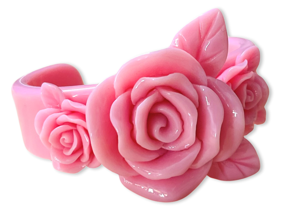 Extra Large Rose Wide Cuff