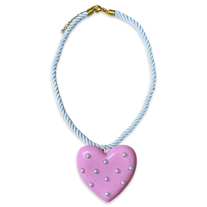 Big Crystal Heart Pendant Necklace for Women Full Rhinestone Chain Collar  Titanic Heart Of Ocean Blue Heart Love Forever Jewelry | Wish