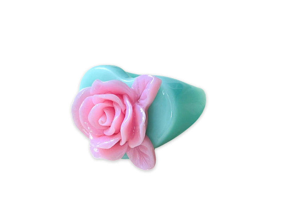 Rose Heart Ring