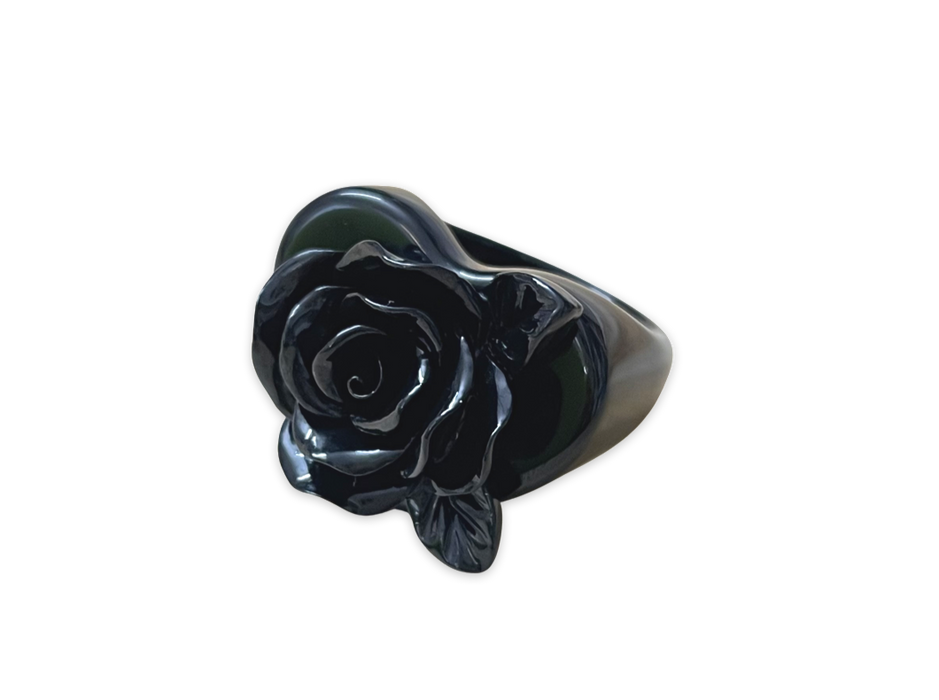 Medium Rose Heart Ring