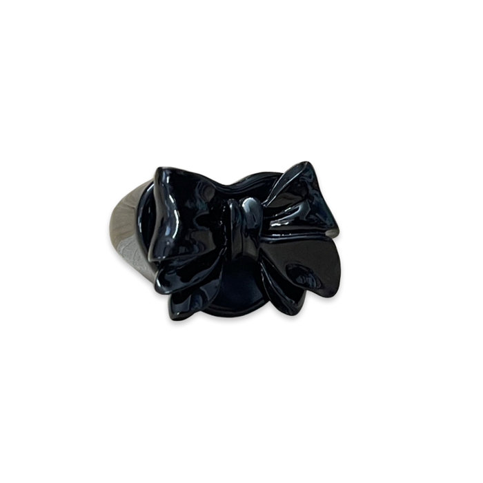 Jumbo Bow Heart Ring