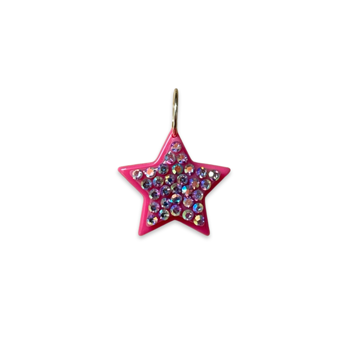 Crystal Stacked Star Pendant