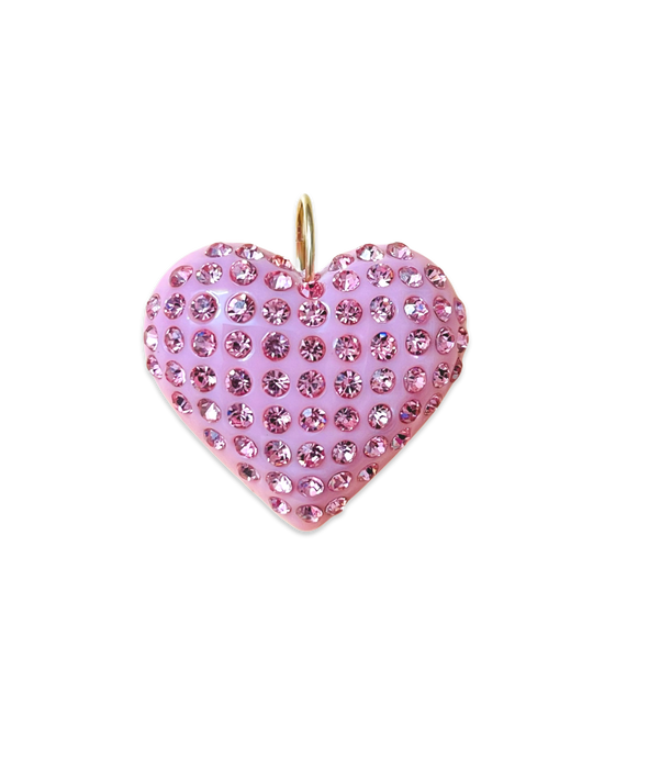 Extra Large Crystal Heart Pendant