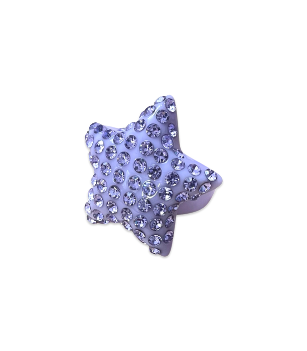 Extra Large Crystal Star Ring