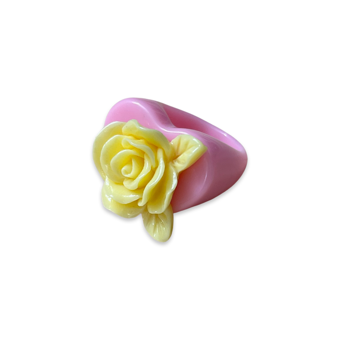 Rose Heart Ring