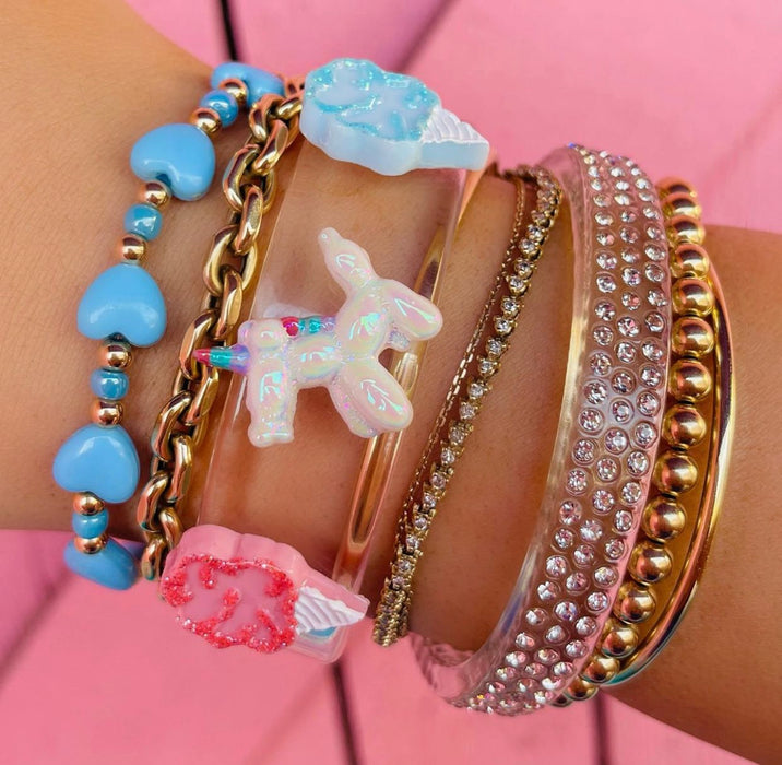 Balloon Unicorn Cuff Bracelet