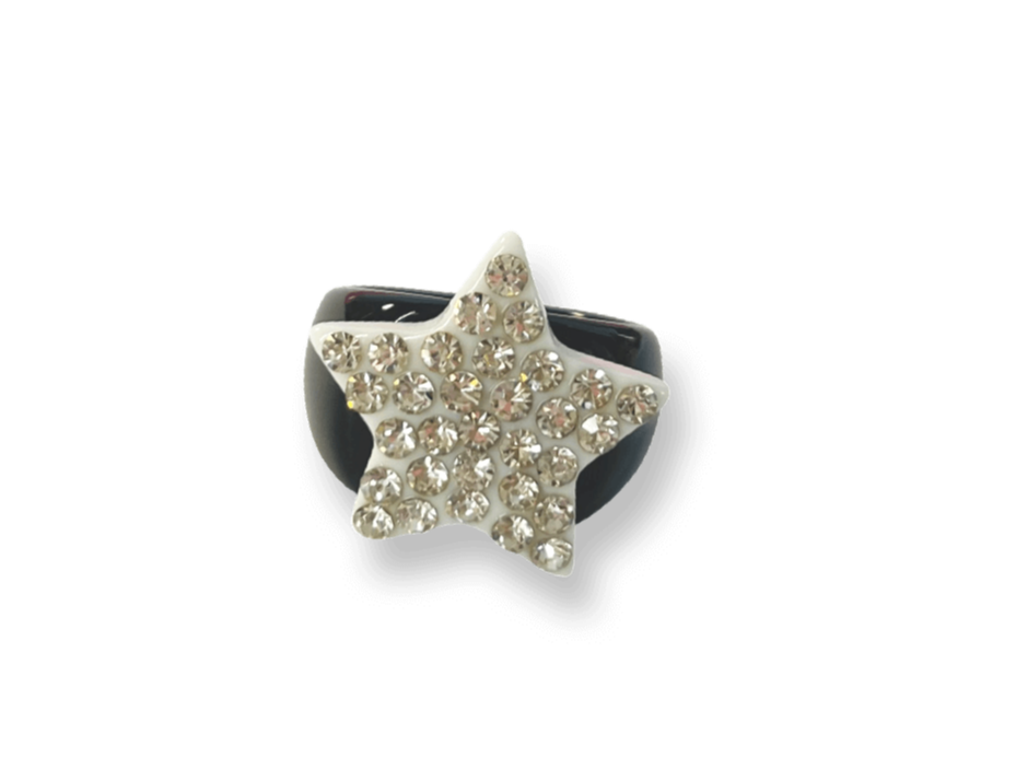 Classic Crystal Star Ring