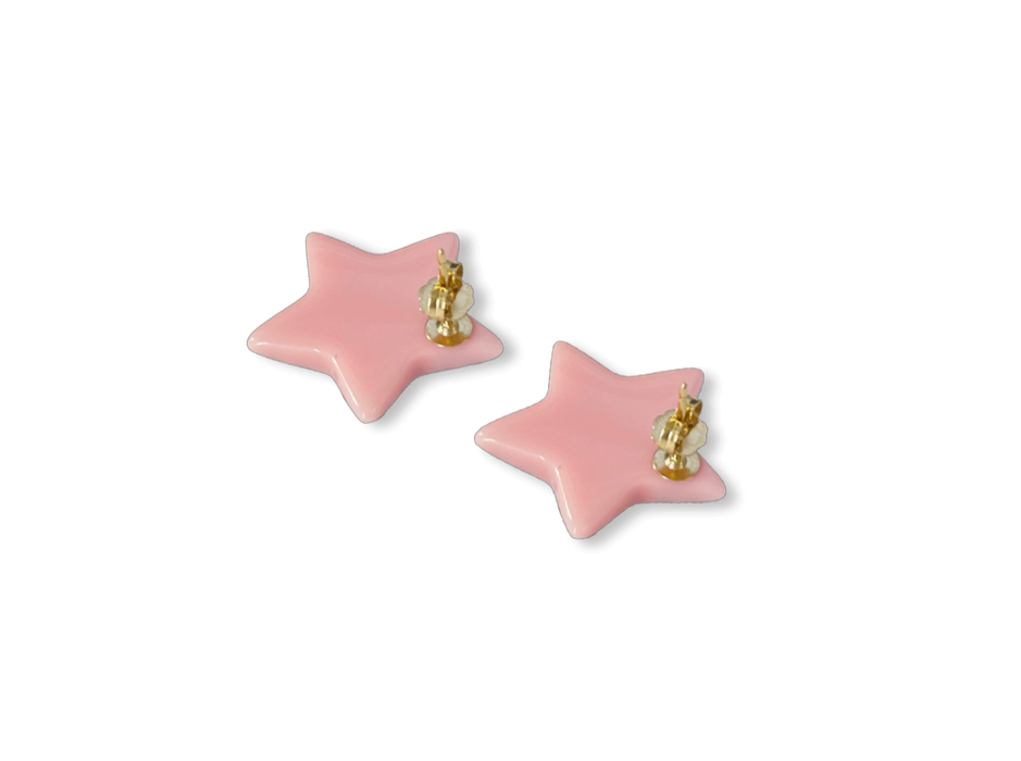 Large Crystal Star Statement Stud Earrings