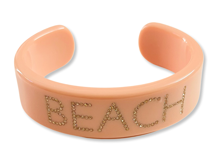 Crystal Beach Wide Cuff Bracelet