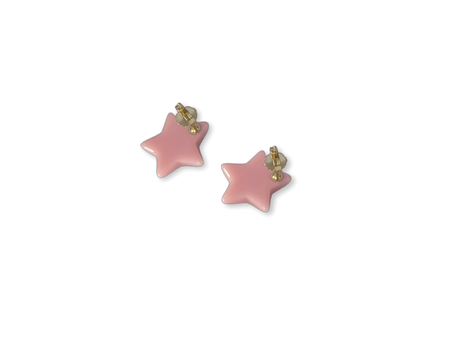 Small Crystal Star Statement Stud Earrings