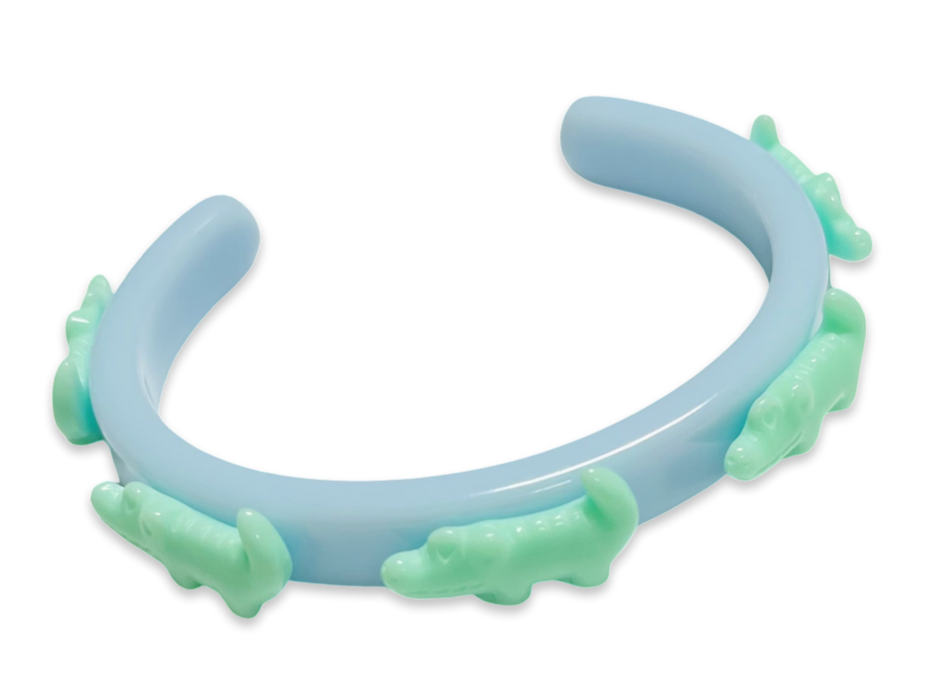 Gator Thin Cuff Bracelet