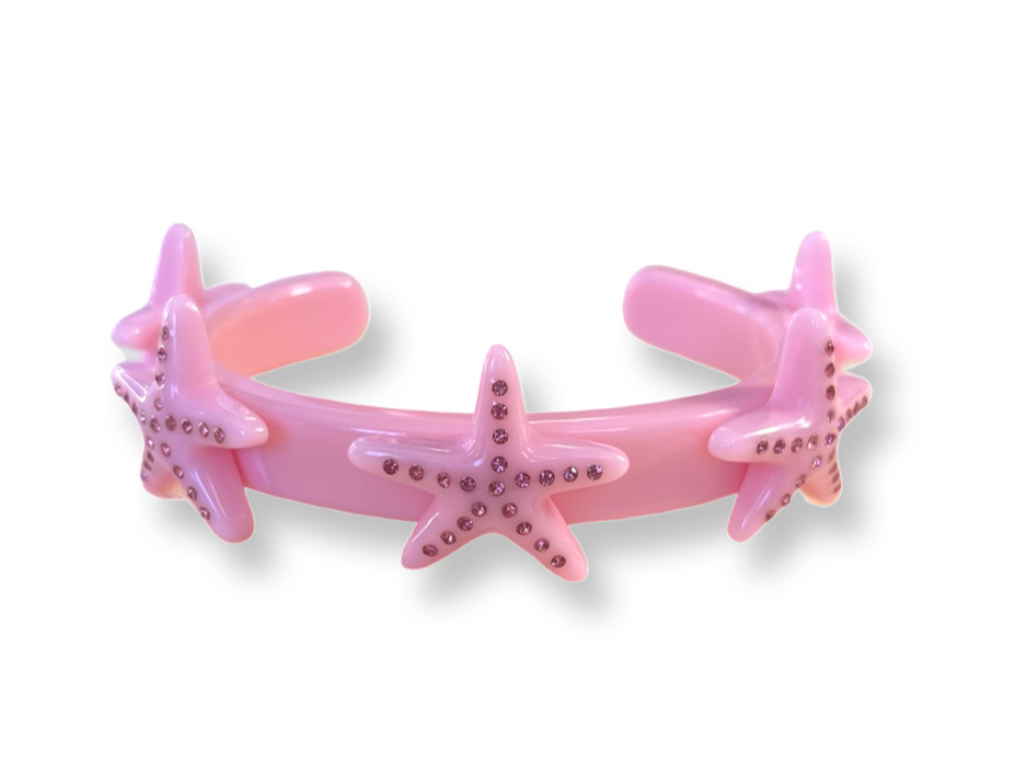 Starfish Thin Cuff Bracelet