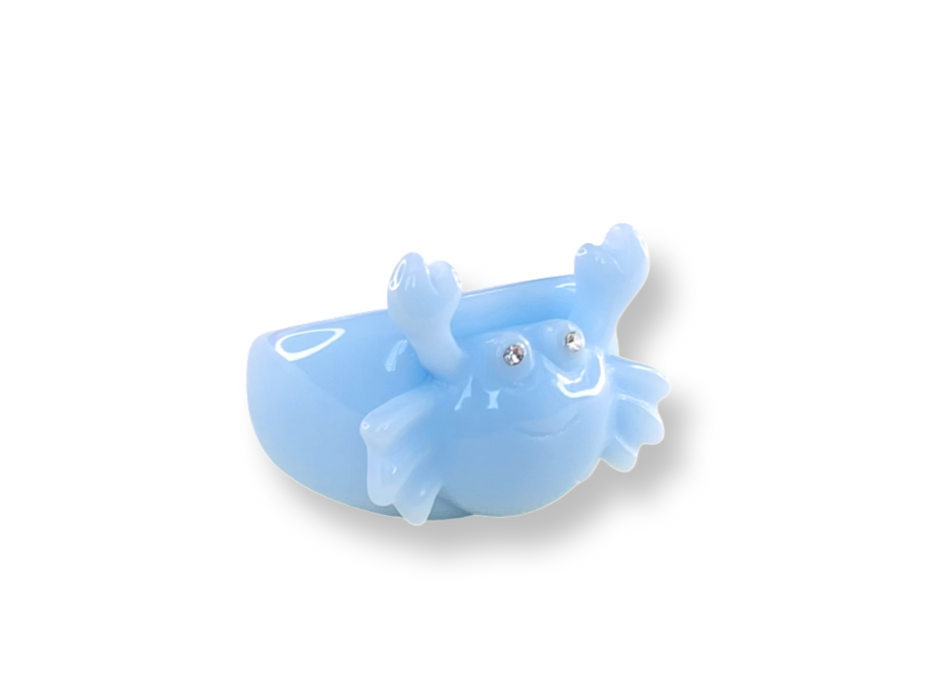 Crystal Crab Classic Ring