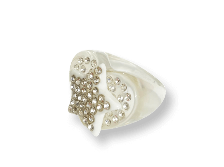 I Heart Star Struck Pave Ring
