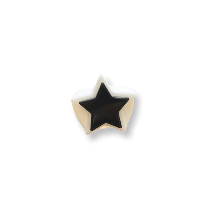 Crystal White Star Ring