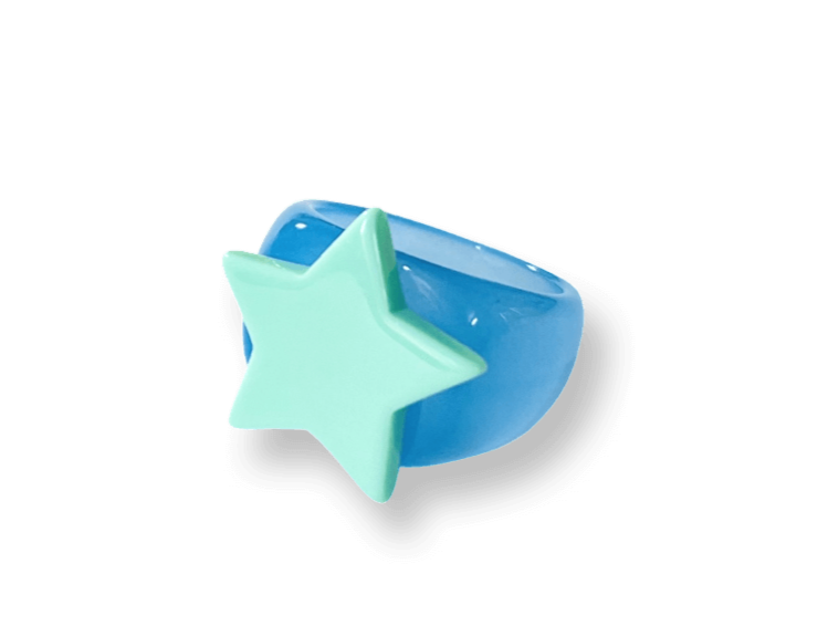 Classic Mint Star Ring