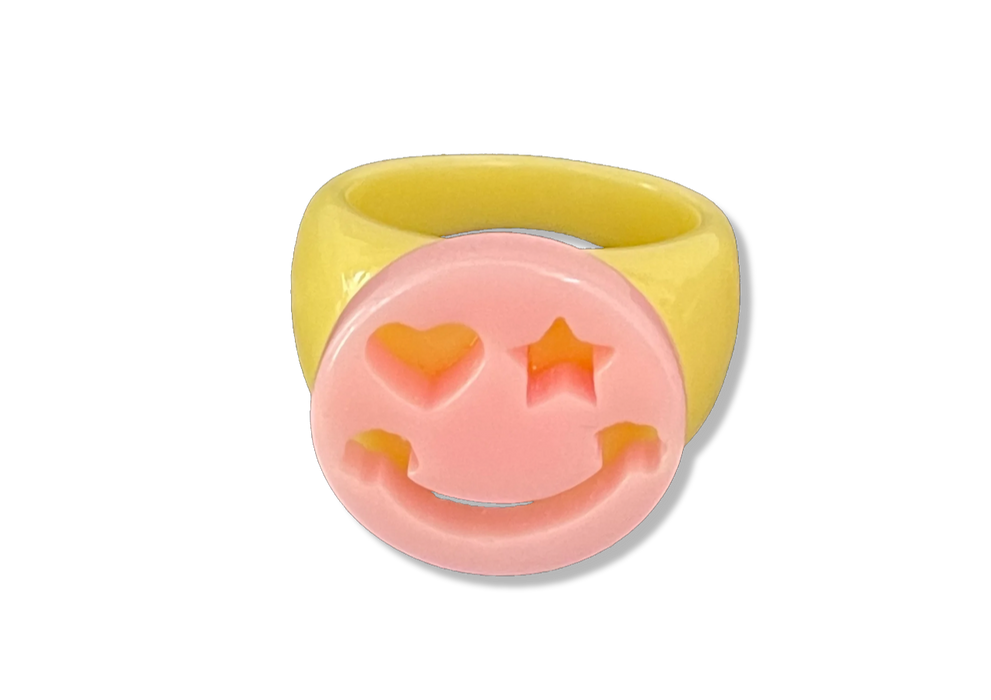 Smiley Face Classic Ring