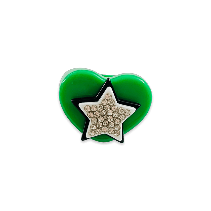 Stacked Star Heart Ring (more colors)