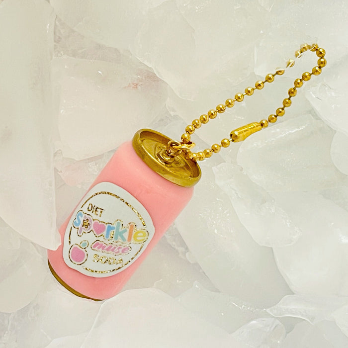 Diet Sparklemuse Soda Can Keychain Charm