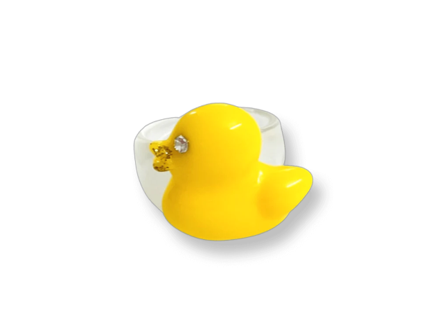 Crystal Duck Classic Ring