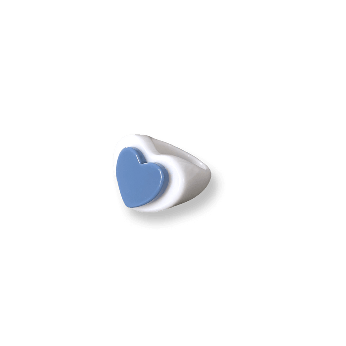 I Heart Denim Summer Days Ring