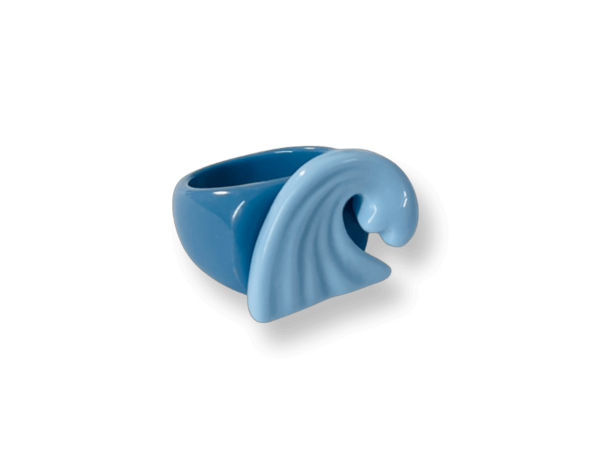Classic Blue Waves Denim Days Ring