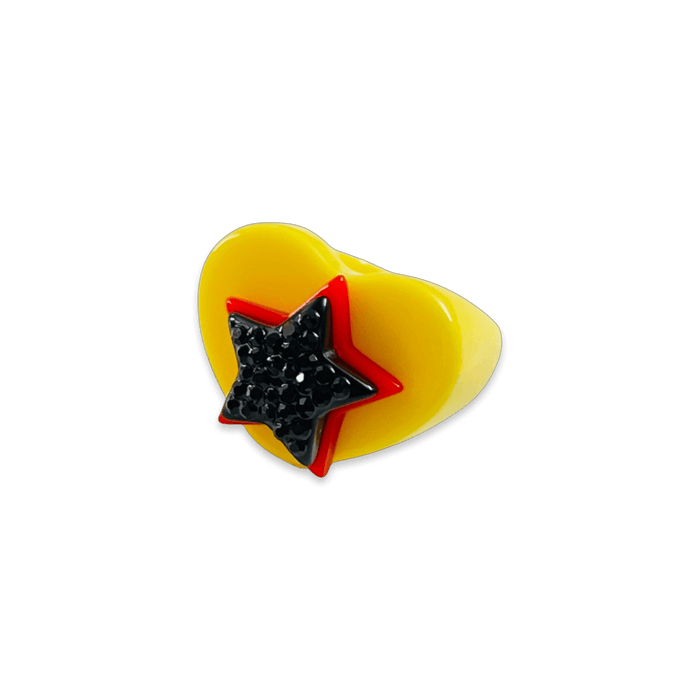 Stacked Star Heart Ring