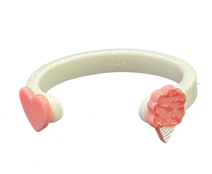 Cotton Candy Heart Floating Cuff (more colors)