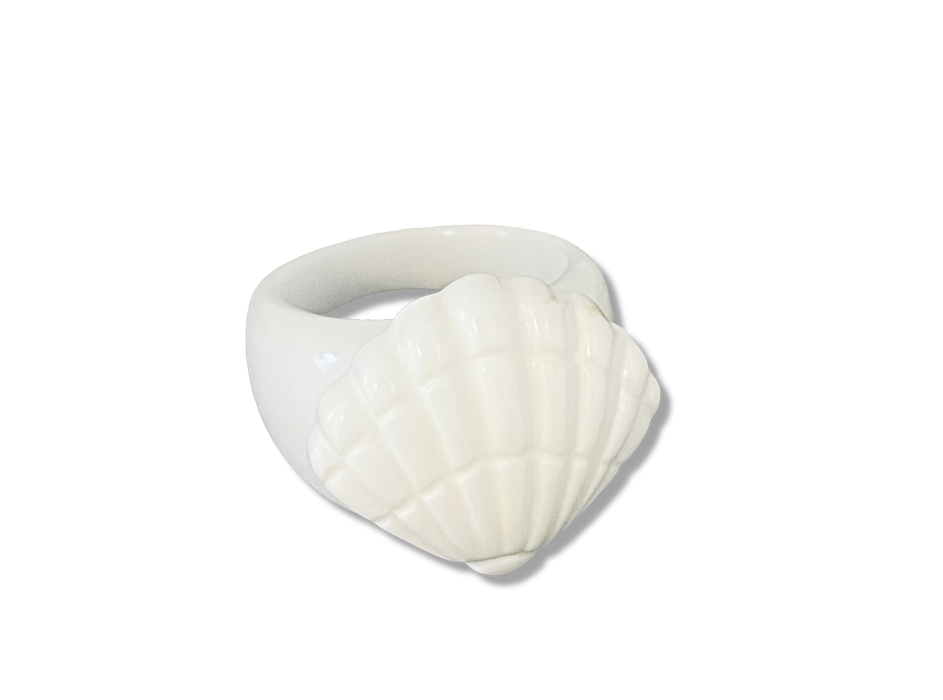 Scallop Sea Shell Classic Ring