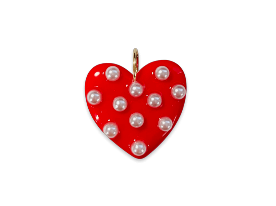 Pearl Polka Dot Heart Pendant