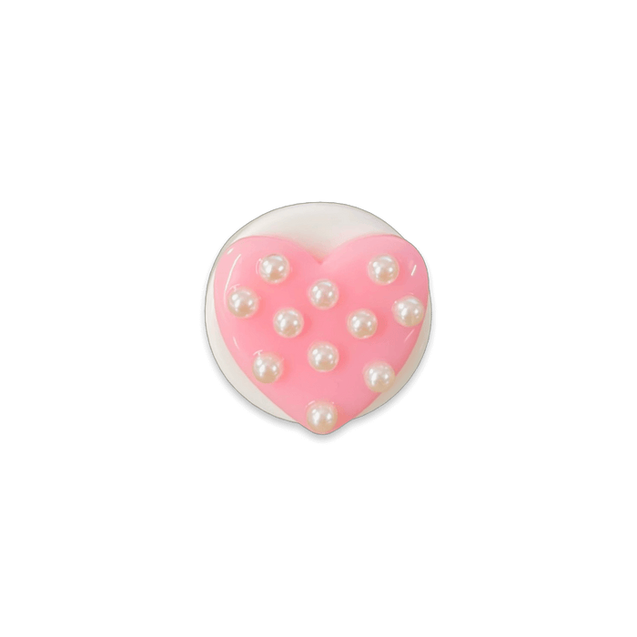 Pearl Polka Dot Heart Circle Ring (more colors)