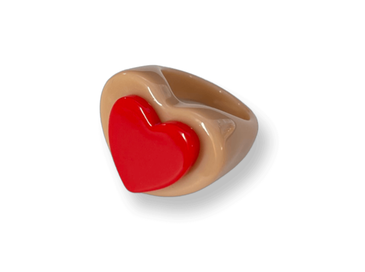 I Heart Cherry Sugar Cookie Ring