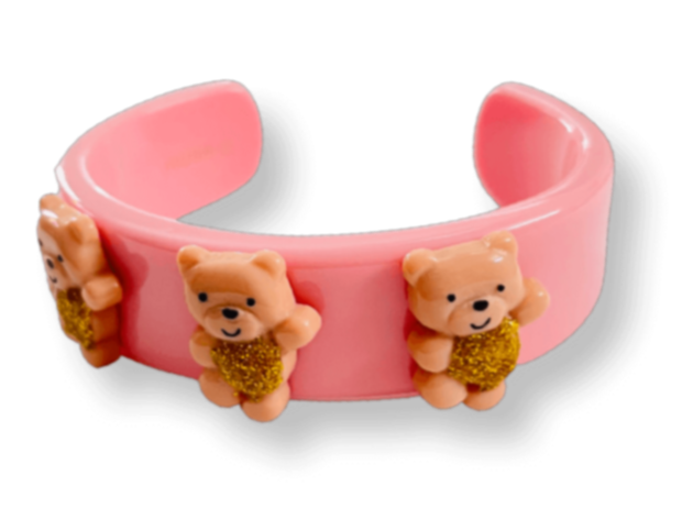 Teddy Bear Wide Cuff