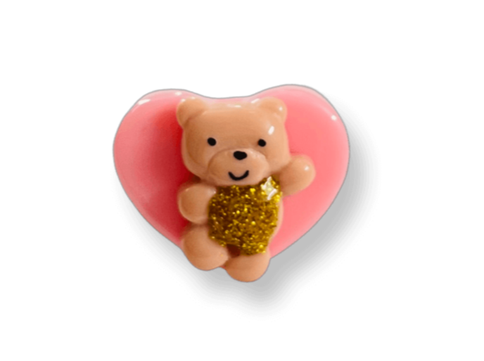 Teddy Bear Heart Ring (more colors)