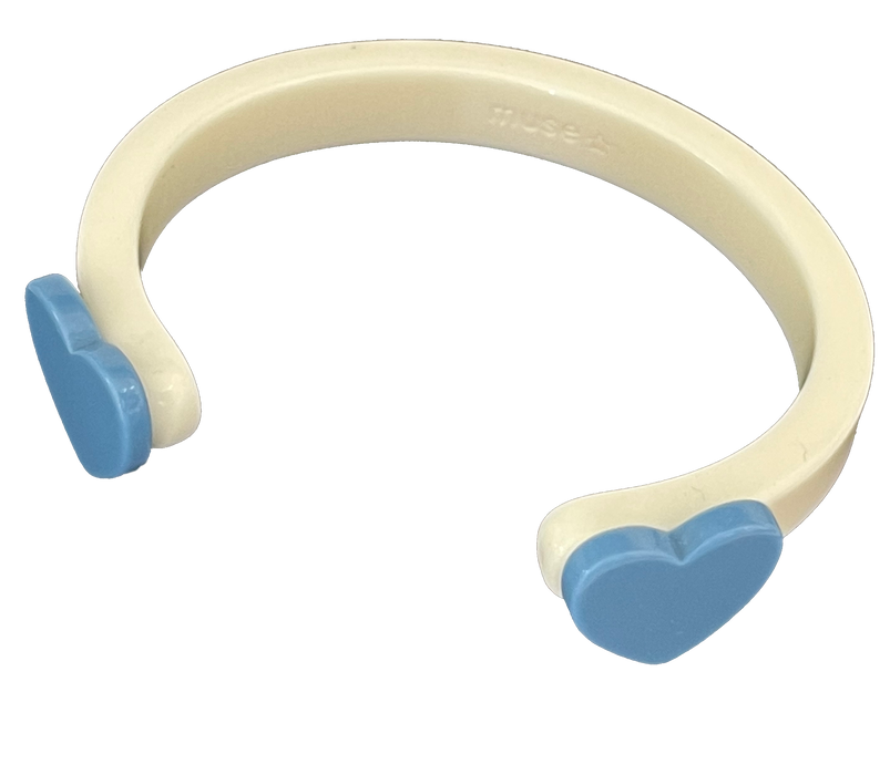 Thin Heart Floating Cuff Bracelet