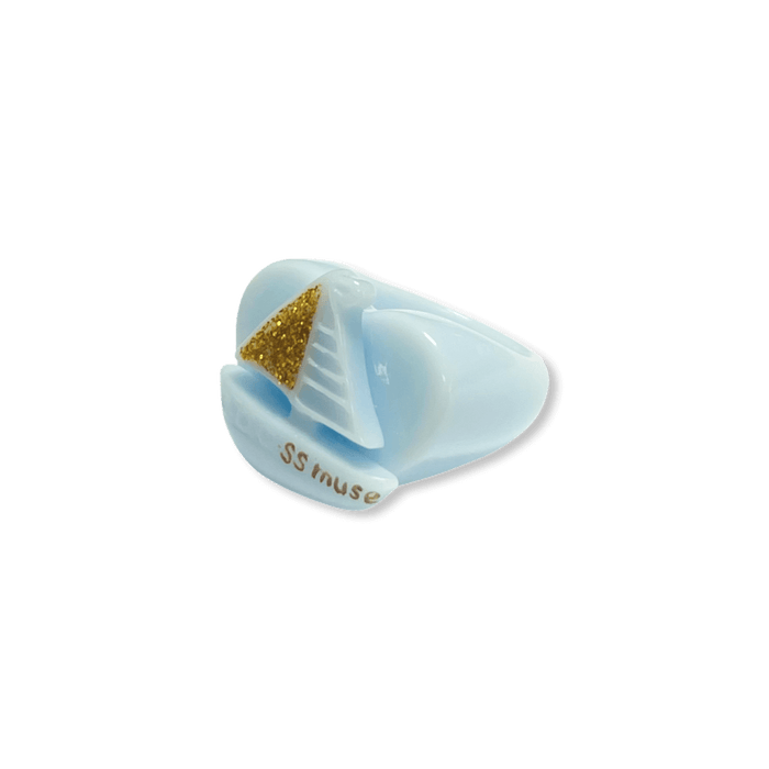 Sailboat Heart Ring (more colors)