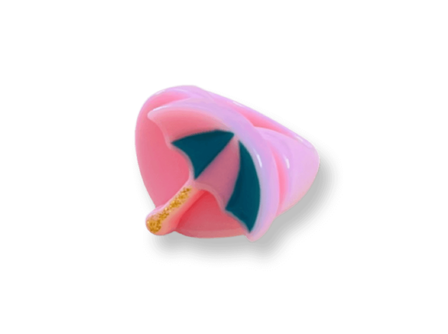 Umbrella Heart Ring (more colors)