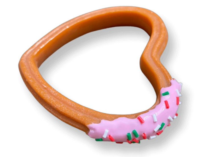 Sprinkle Churro Heart Bangle