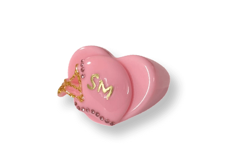 Heart Football Ring