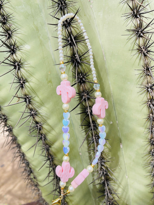 Prickly Pink Phone Charm Collab with Shelby Joy Frank