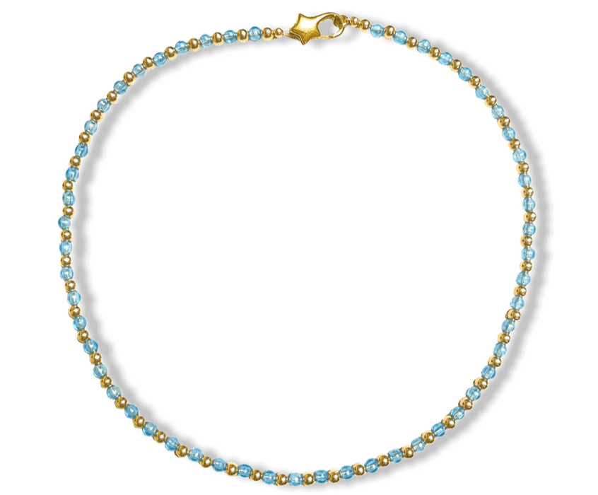 Beaded Gold and Color Necklace