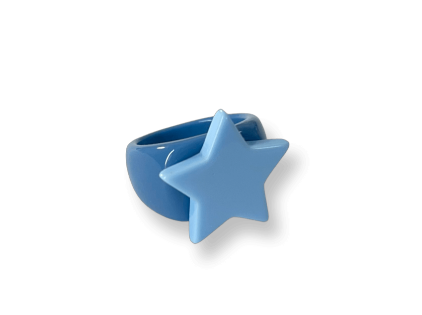 Blue Jean Classic Star Ring