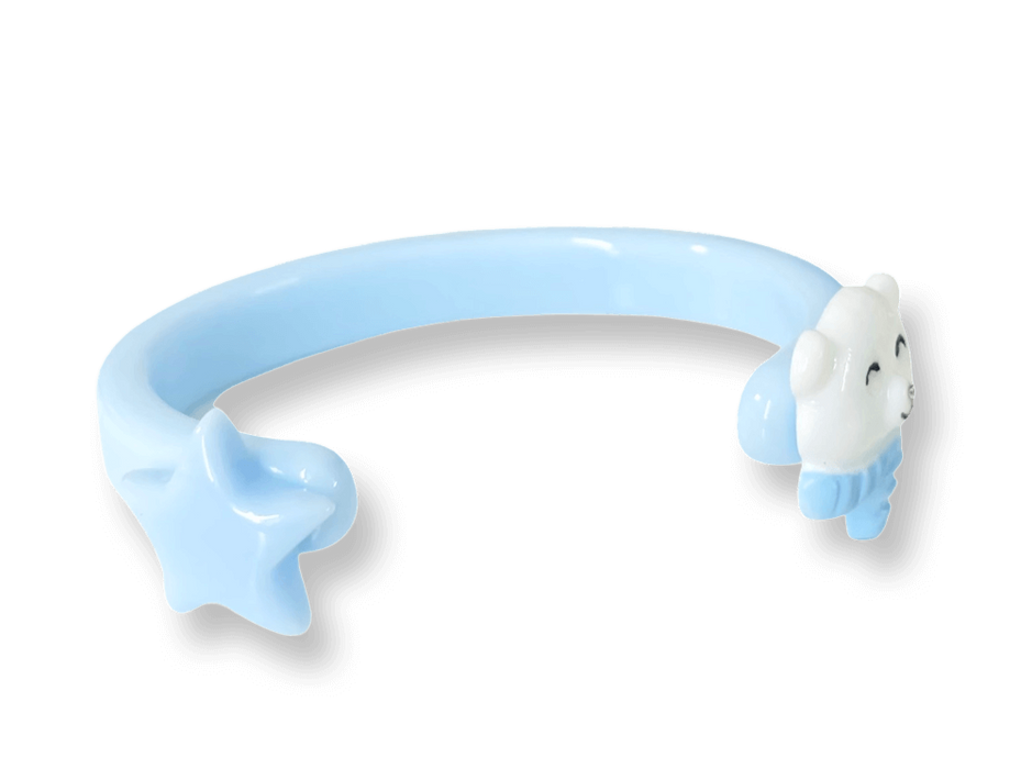 Polar Bear Floating Cuff Bracelet