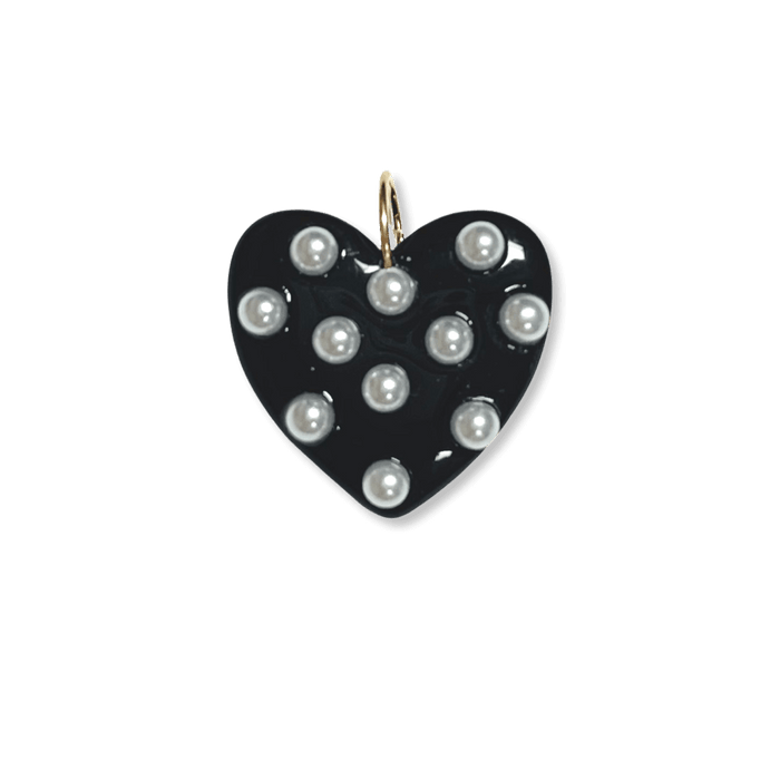 Pearl Polka Dot Heart Pendant